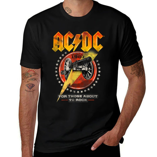 ACDC Rock Music Band For Those About To Rock 1981 Quick-drying T-Shirt