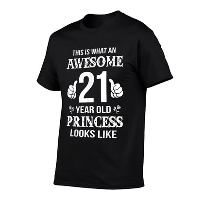 21st Birthday 21 Year Old Birthday Gifts For Her  Trendy Pattern T-Shirt
