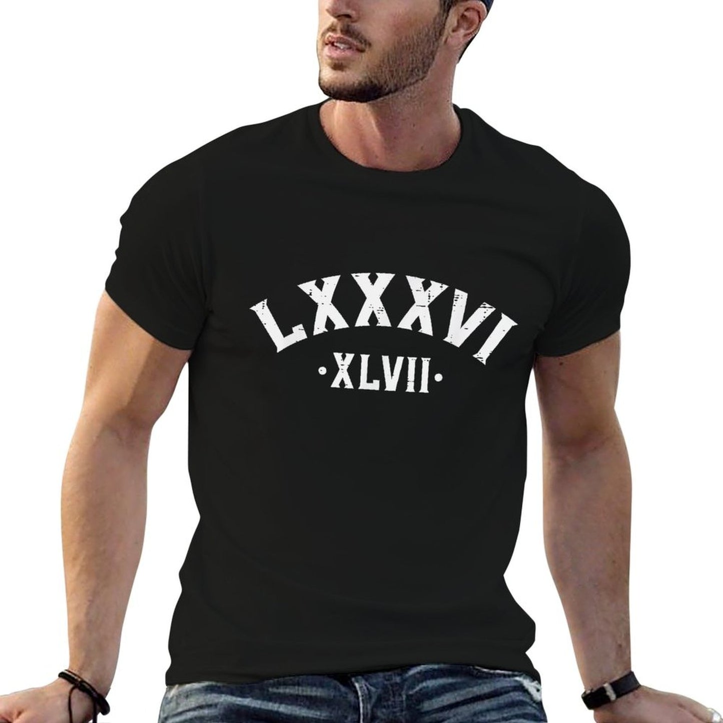 Resist 8647 Roman Numerals Anti Protest Men Women Kids Ribbed Collar T-Shirt