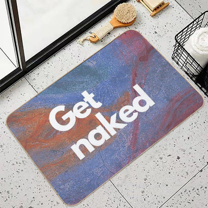 GET NAKED Colourful Marble  Multi-Purpose Bath Mat