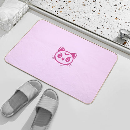 Angry Kitty  Non-Slip Bath Mat