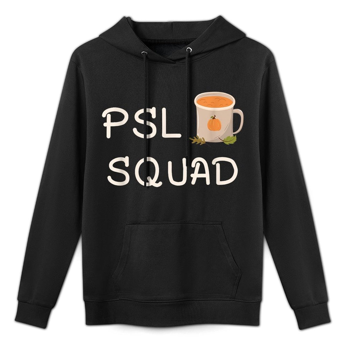 PSL Squad Pumpkin Spice Latte Lover Fall Autumn Halloween Customizable Surface Hoodie