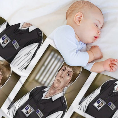 Celebrating The Gay Icons - Sylvia Hollamby Aka Bodybag from Bad Girls Wrinkle-free Throw Blanket