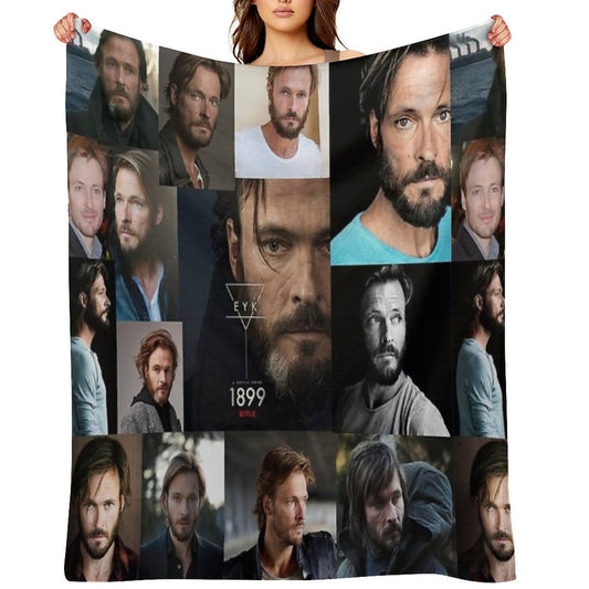 Andreas Pietschmann Collage Design Multi-functional Throw Blanket