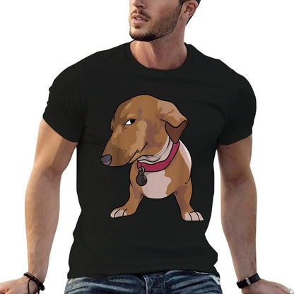 Side Eye Dog Meme Funny Dog Giving Side Eye  Graphic-printed T-Shirt