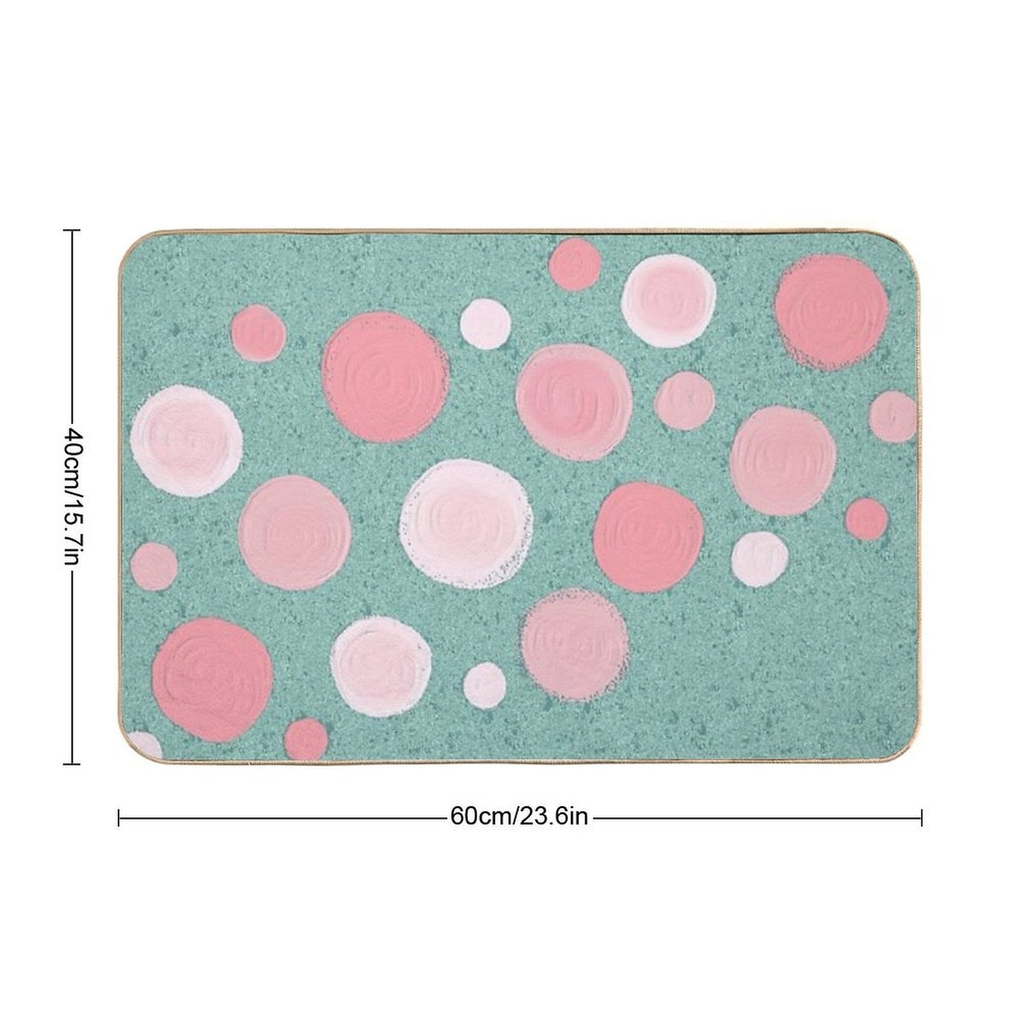 Dotted Dots  Dirt-Trapping Bath Mat