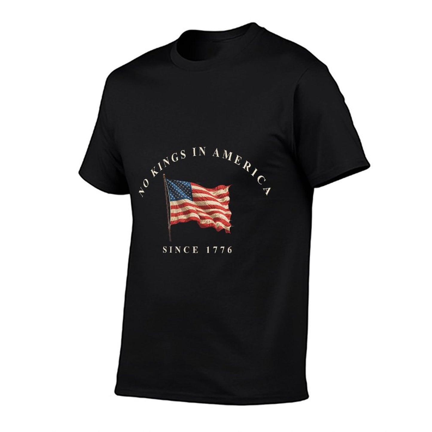 No Kings In America Since 1776 American USA 4th Of July  Slim-fit Cut T-Shirt
