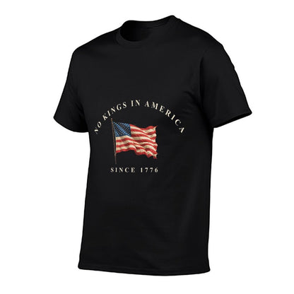 No Kings In America Since 1776 American USA 4th Of July  Slim-fit Cut T-Shirt