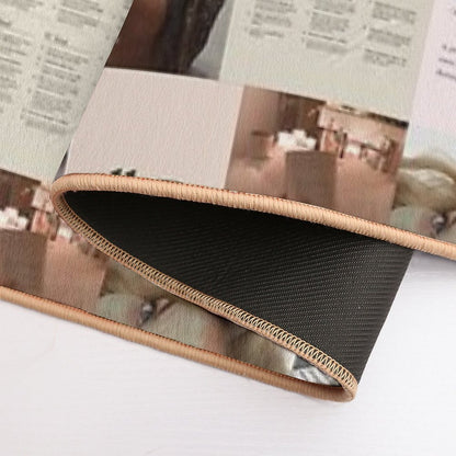 Self Care Aesthetic Collage  Non-Slip Bath Mat