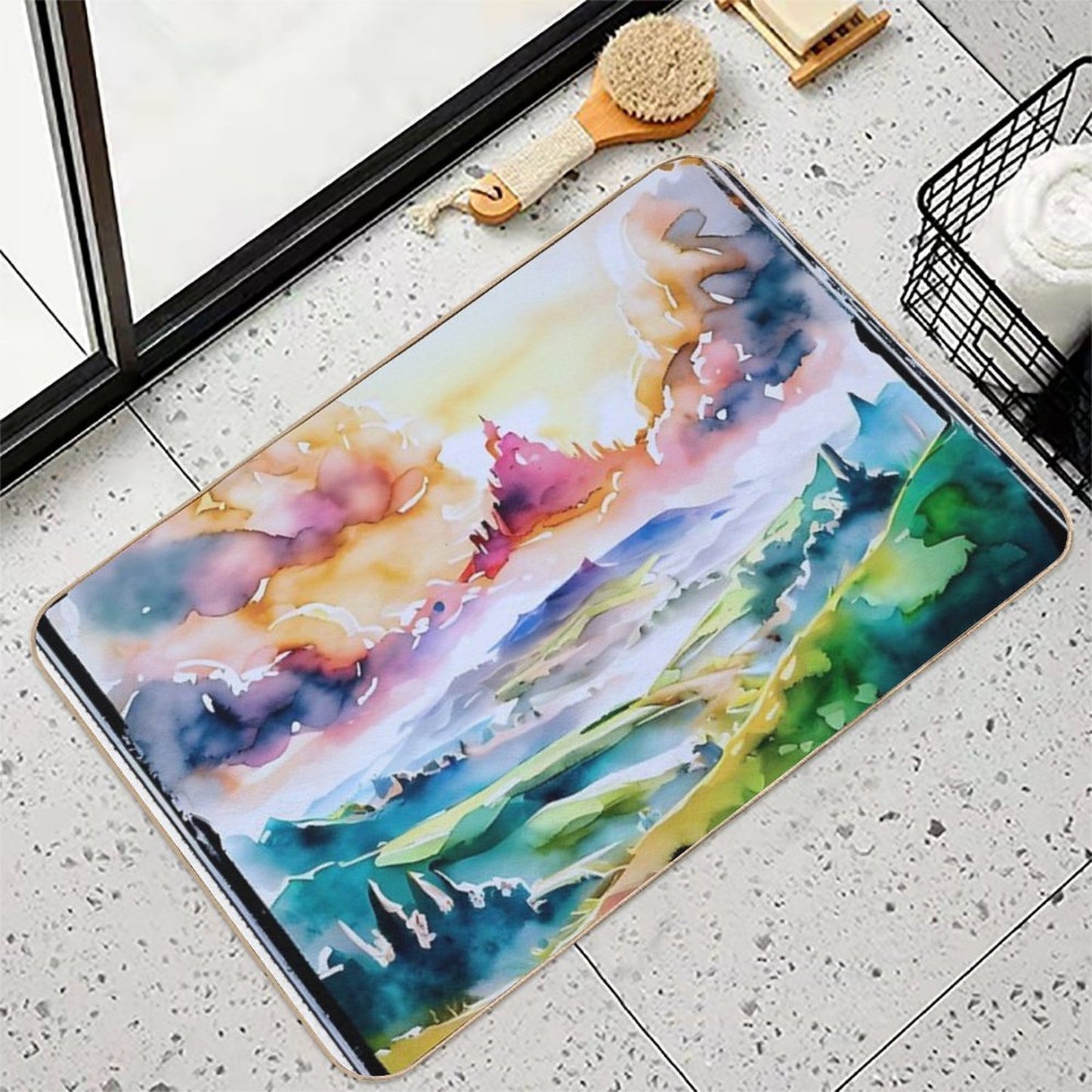 Sunrise  Rapid-Drying Bath Mat