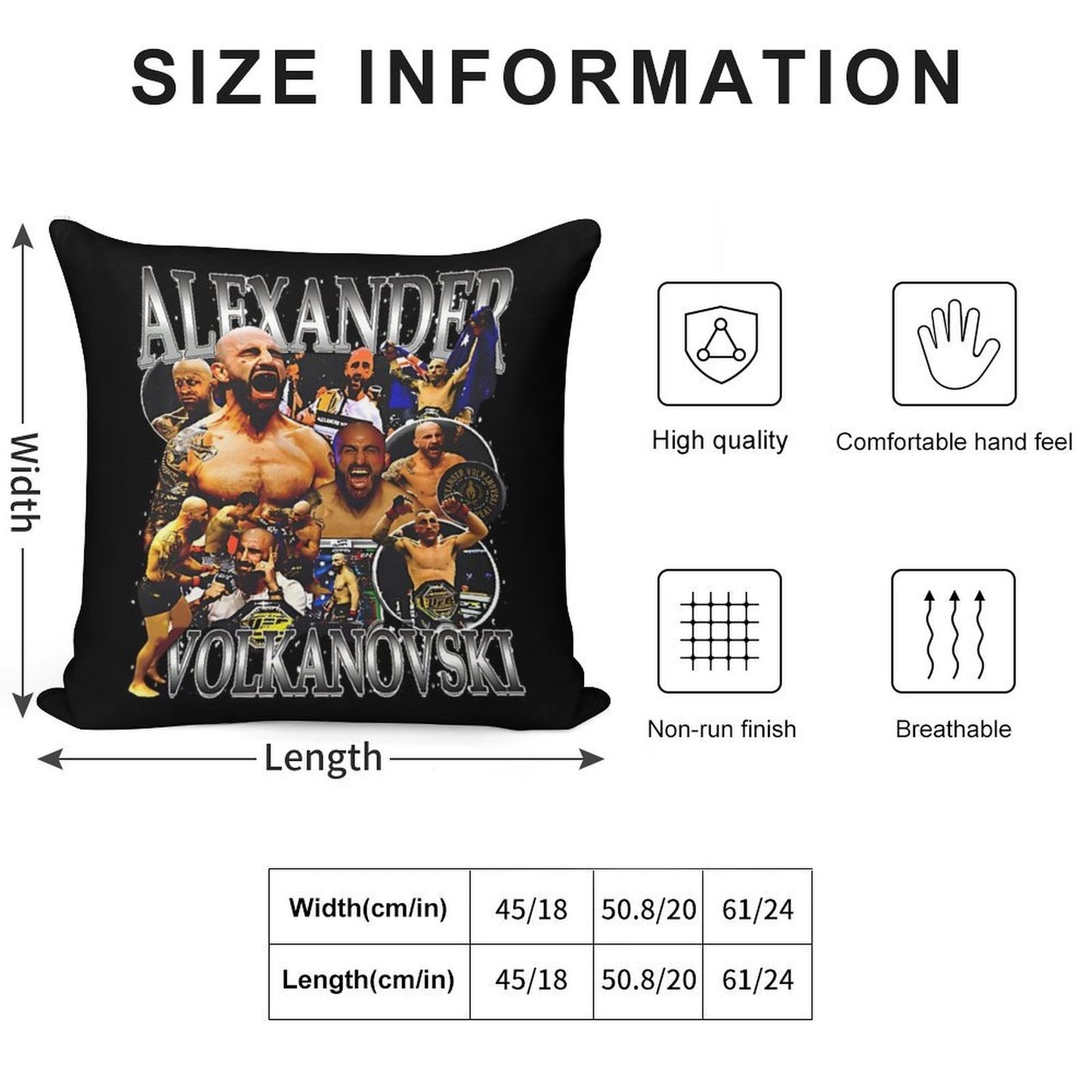 Alexander Volkanovski The Great Vintage Soft Luxury Feel Throw Pillow