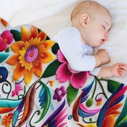 Mexico Art Easy Care Throw Blanket