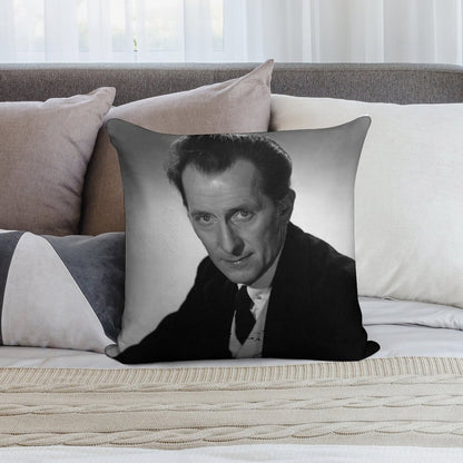 The  Peter Cushing Cushion Soft High-Density Material Throw Pillow