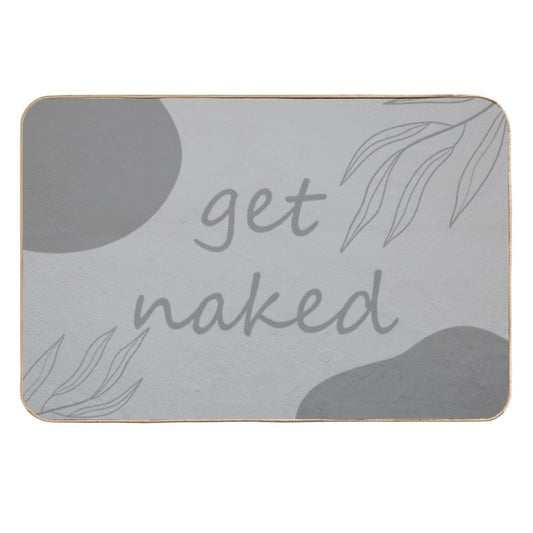 Copy of Floral Get Naked  Absorbent Bath Mat