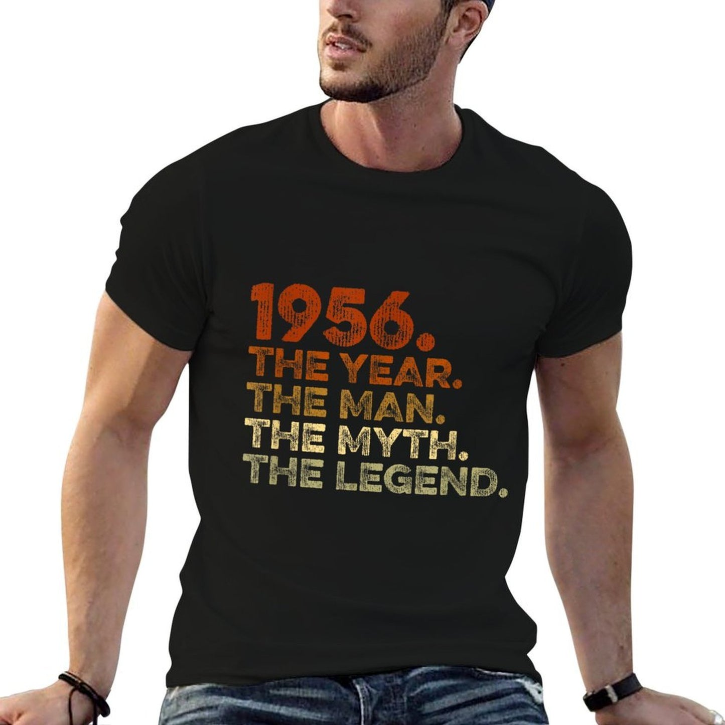 Special Birthday Gift Vintage 1956. Year Man Myth Legend Comfortable T-Shirt