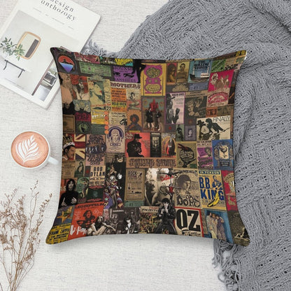 Rock N' Roll Stories II Soft Home Decor Throw Pillow