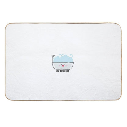 Kawaii Depression Art - Anti-depresh Sesh  Pet-Safe Bath Mat