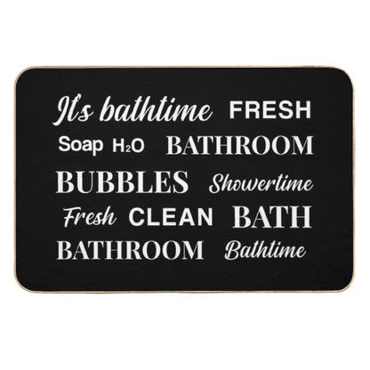 Cute Bathroom Bath Mat Design  Easy To Clean Bath Mat