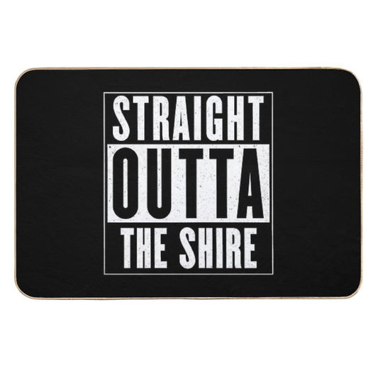 Straight Outta The Shire  Dirt-Trapping Bath Mat