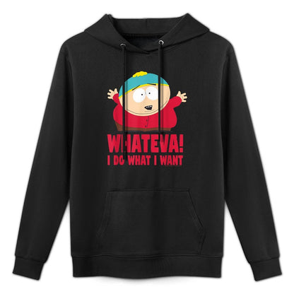 South Park Cartman Classic Fit - Black Crew Neck,, Casual Breathable Fabric Hoodie