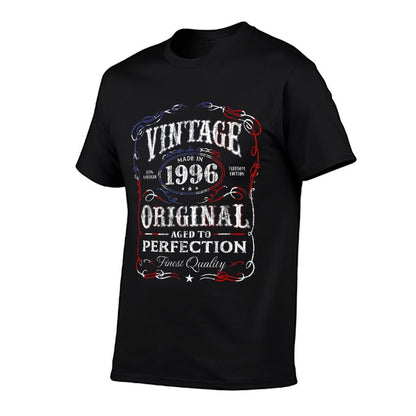 Vintage Made In 1996 22nd Birthday Gift  Moisture-wicking T-Shirt