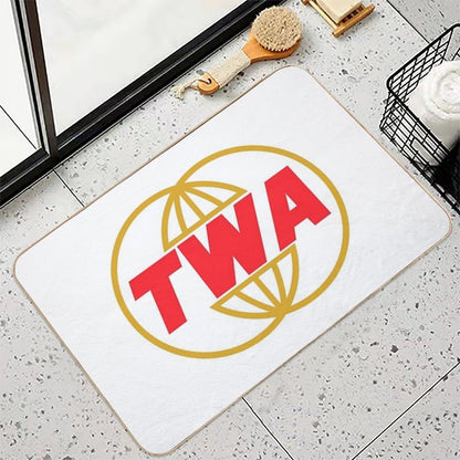 TWA Airlines - Vintage Logo  Anti-Trip Bath Mat