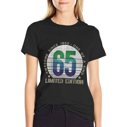 65 Year Old Gifts Vintage 1960 Limited Edition 65th Birthday  Polyester Blend T-Shirt