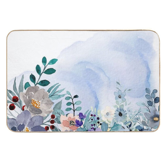 A Beautiful Wildflowers  Odorless Bath Mat