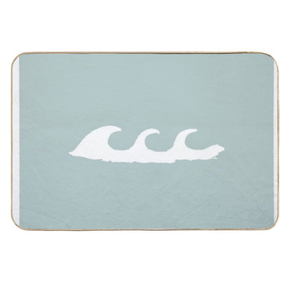 Waves  Dirt-Trapping Bath Mat