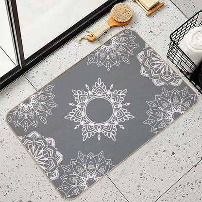 Peculiar Mandala Pattern  Non-Slip Bath Mat