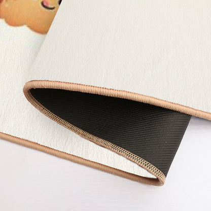 Salted Caramel Bear Durable Bath Mat