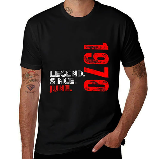 Born In June 1970 Vintage Birthday Legend Since June 1970  Breathable T-Shirt