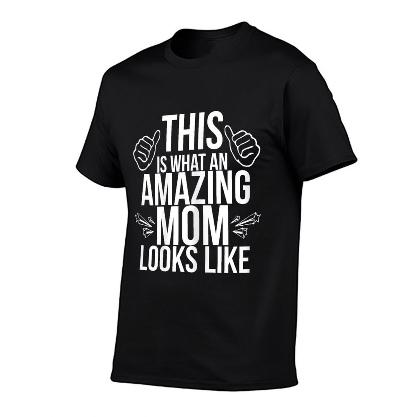 This Is What An Amazing Mom Looks Like Fun Mother's Day Gift  Trendy Pattern T-Shirt
