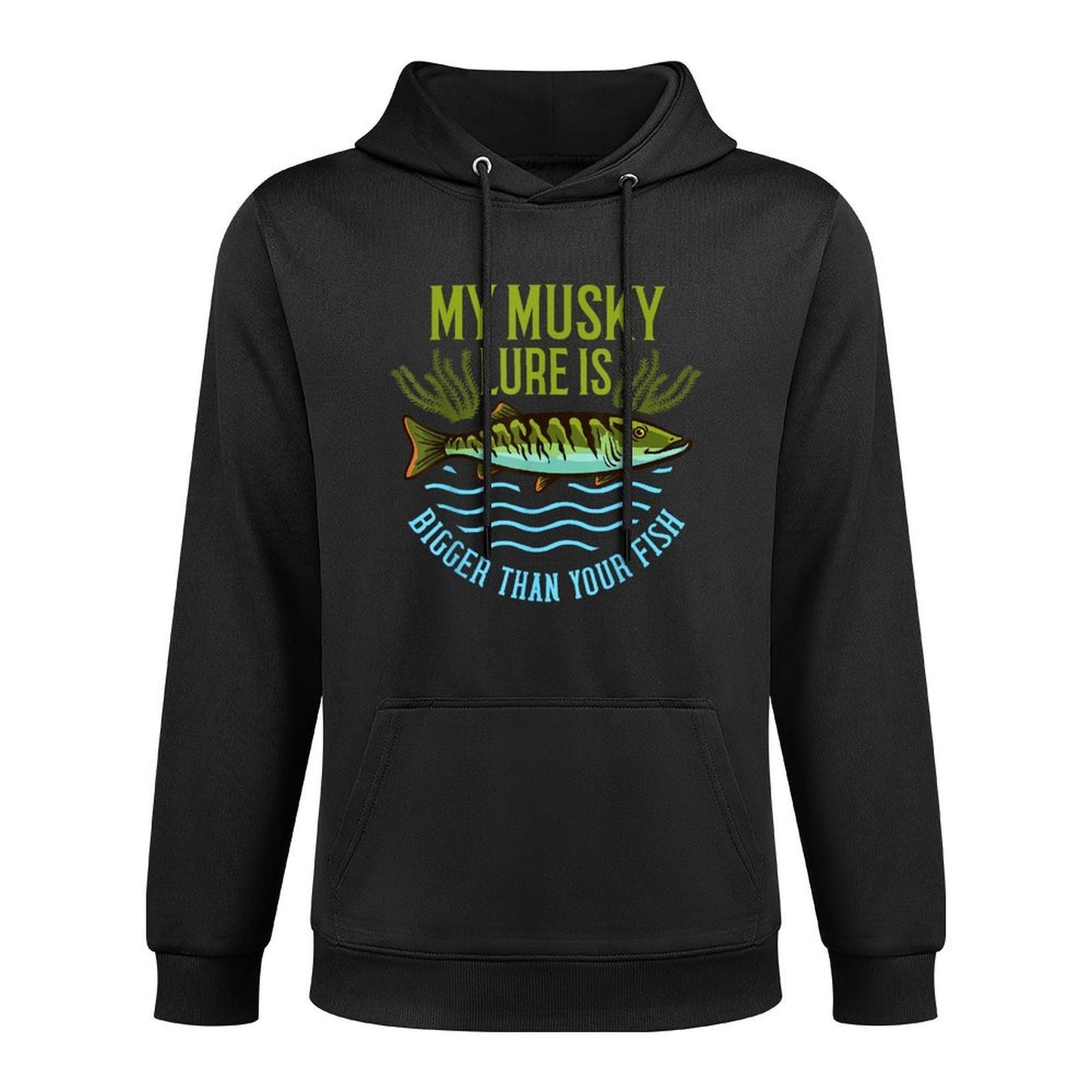Musky Fishing Gift Muskie Lure Muskellunge Durable Construction Hoodie