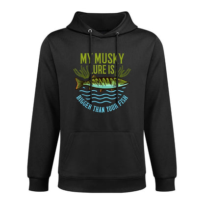 Musky Fishing Gift Muskie Lure Muskellunge Durable Construction Hoodie