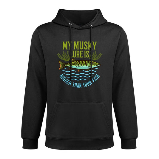 Musky Fishing Gift Muskie Lure Muskellunge Durable Construction Hoodie