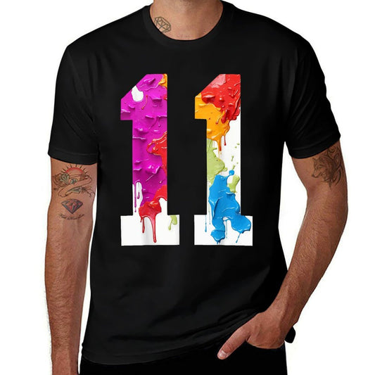 NUMBER 11 YEARS OLD 11TH BIRTHDAY  Odor-resistant T-Shirt