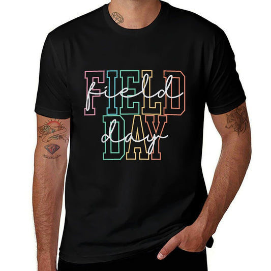 School Field Day Happy Field Day Teacher Life Summer Eco-friendly Material T-Shirt
