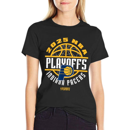 NBA Official Indiana Pacers 2025 Playoffs Game Time  Odor-resistant T-Shirt