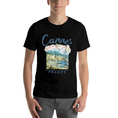 FRANCE Cannes French Riviera Vintage Travel T Affordable Price T-Shirt