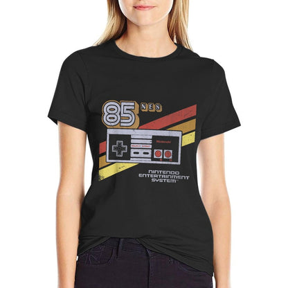 Nintendo NES Controller Retro Stripe 85  Lightweight T-Shirt