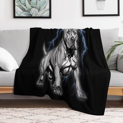 Pitbull Wrinkle-free Throw Blanket