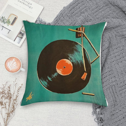 Longplay Soft Hidden Zipper Throw Pillow