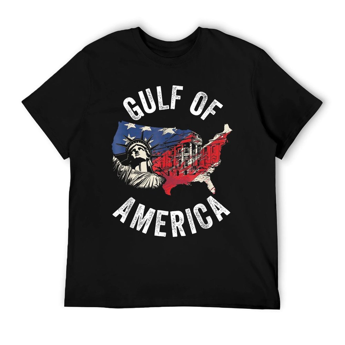 Gulf of United States of America Tagless Design T-Shirt