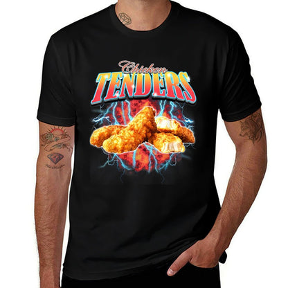 Bootleg Rap Funny Chicken Tenders Vintage 90s Heavy Metal  Affordable Price T-Shirt