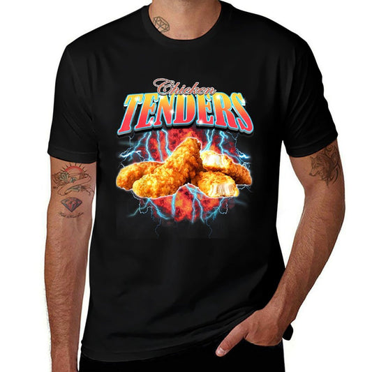 Bootleg Rap Funny Chicken Tenders Vintage 90s Heavy Metal  Affordable Price T-Shirt