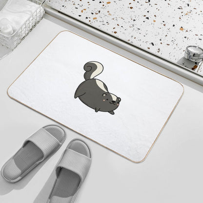 Kawaii Skunk  Odorless Bath Mat