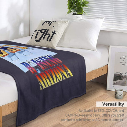 Beautiful Model Nicholas Cage Retro Vintage Travel-friendly Throw Blanket