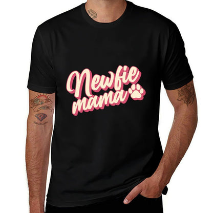 Newfie Mom Newfoundland Mom - Newfie Dogs Fur Newfies  Soft T-Shirt