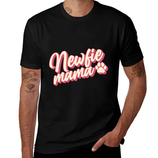 Newfie Mom Newfoundland Mom - Newfie Dogs Fur Newfies  Soft T-Shirt